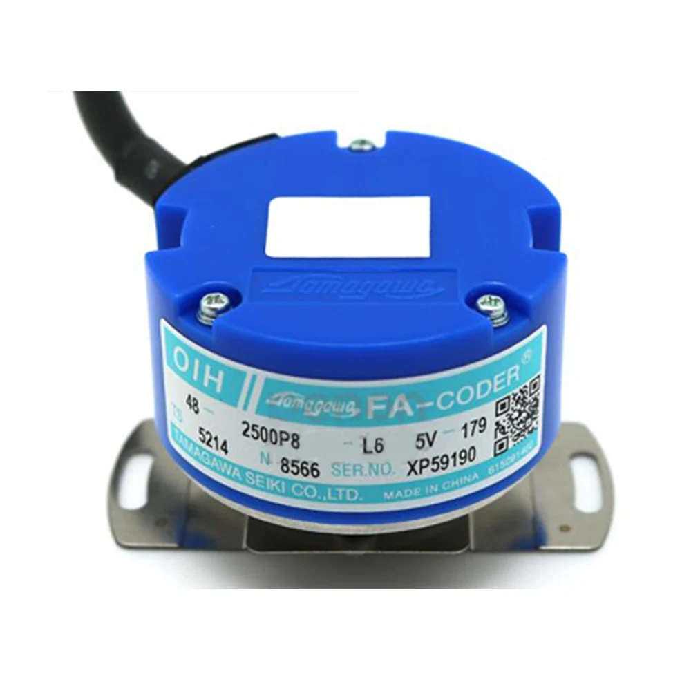 TAMAGAWA OIH48-2500P4-L6-5V Servo Motor Encoder 2500 pulse TS5214N500 TS5214N8566 N8599 DC5V Line Driver UVW output encoder | Инструменты
