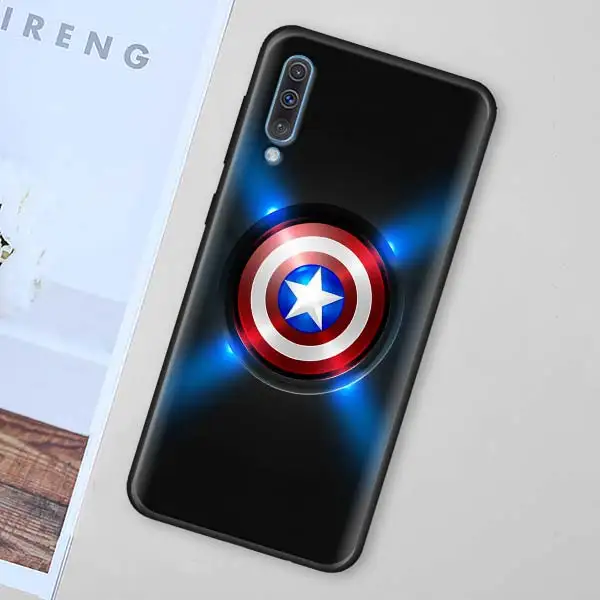 011 Черный мягкий чехол Marvel с супергероями Мстителями для Samsung Galaxy M30 M10 M20 A50 A70 A40 A10 A20 A30 A60 силиконовый чехол - Цвет: 011