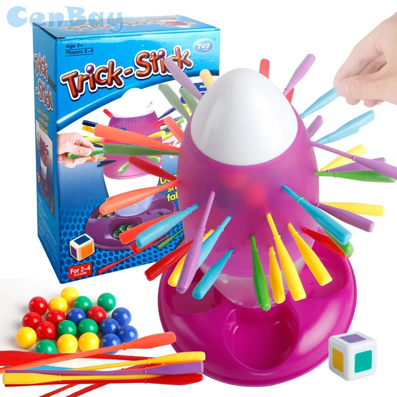 2 4 игрока Trick Stick настольная игра не позволяйте маленькому мячу упасть родитель