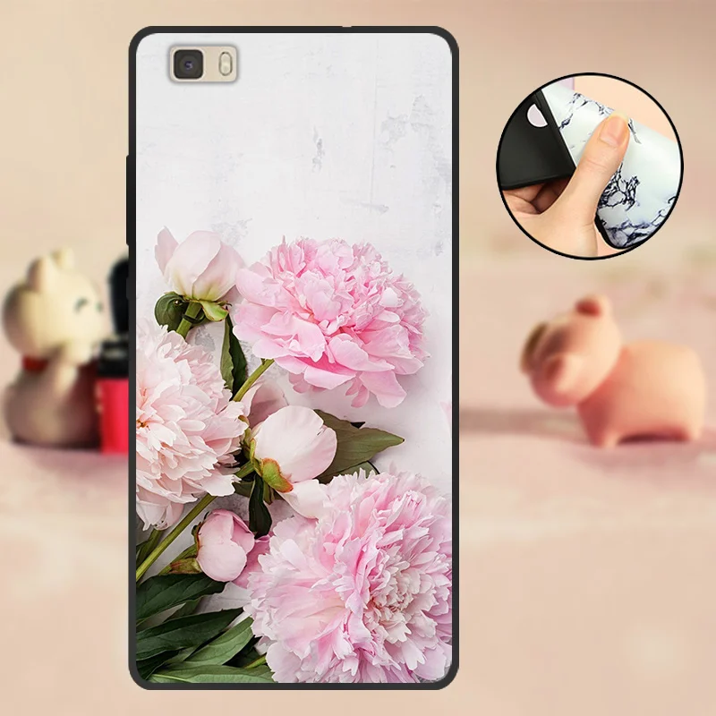 T36 Чехол для huawei ALE-L21 Funda для huawei P8 Lite, черный чехол из ТПУ и силикона для huawei P 8 Lite, чехол для телефона P8Lite - Цвет: T36