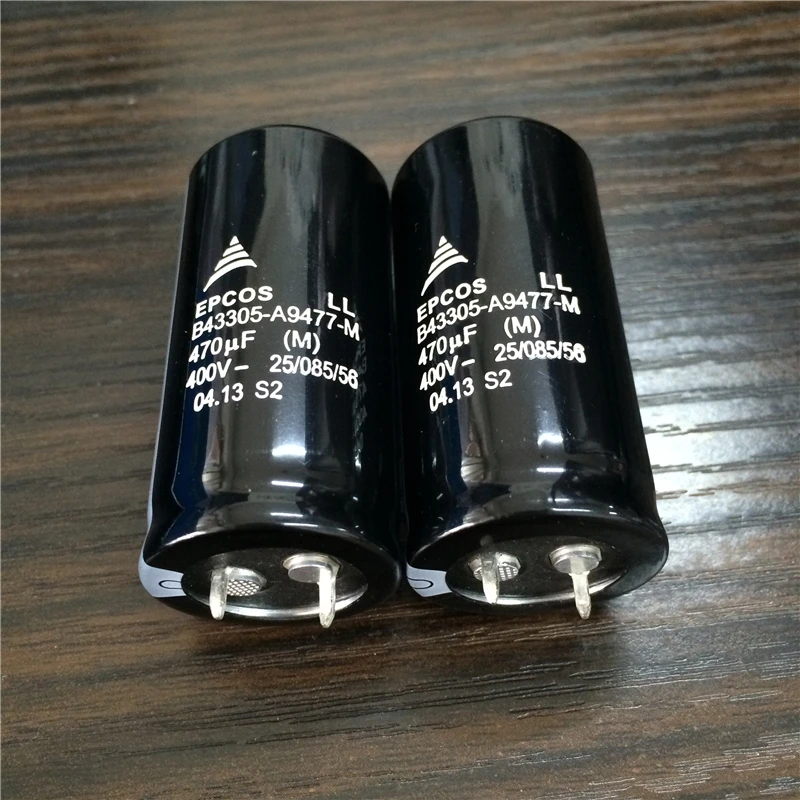 2шт 470 мкФ 400V EPCOS B43305 серия 25x50 мм 400V470uF PSU Алюминиевые Электролитические