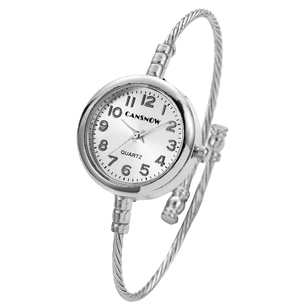 

Luxury Silver Gold Women Creative Bangle Watch 2020 Top Brand Lady Round Dial Dress Clock Relogio Feminino