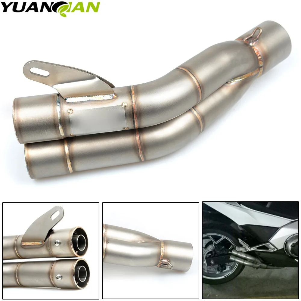 35-51 мм Универсальный мотоцикл двойной глушитель трубы для KAWASAKI Ninja ZX6R ZX7R ZX9R ZX10R ZX12R