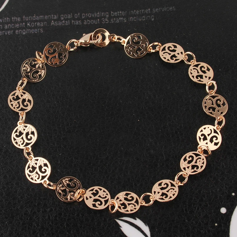 Винтажный комплект ювелирных изделий с ажурным цветком для женщин ожерелье