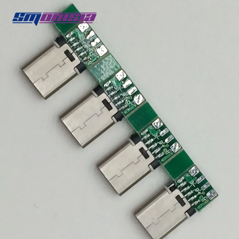 20 шт. C Тип 3 1 USB розетка 10P длинный провод тестовая вилка ведьма PCB | Строительство и