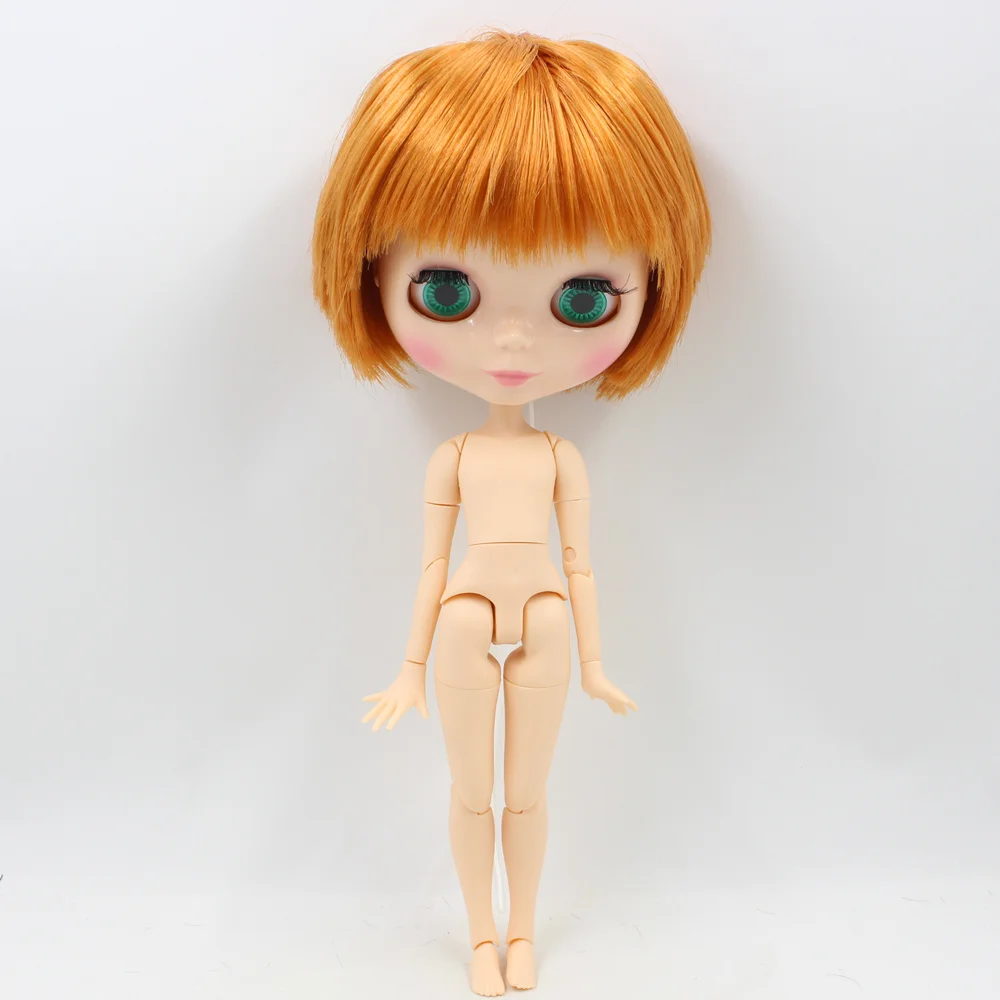 Fortune Days Nude Blyth кукла мужская кукла серии No. BL0145 оранжевые каштановые волосы для мужского тела подходит для changeBJD Factory Blyth