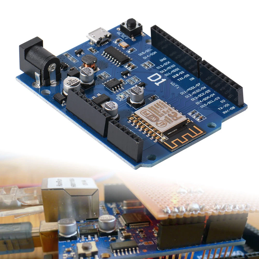 Умная электроника ESP 12E WeMos D1 Wifi Uno на основе ESP8266 щит для Eletronic Demo Board PCBA Development