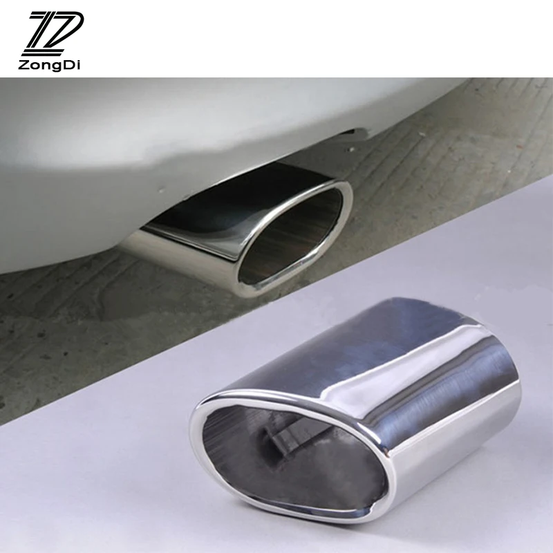 ZD 1 шт. для BMW E90 E91 E92 E93 318i 318d автомобильный глушитель выхлопной трубы наконечники