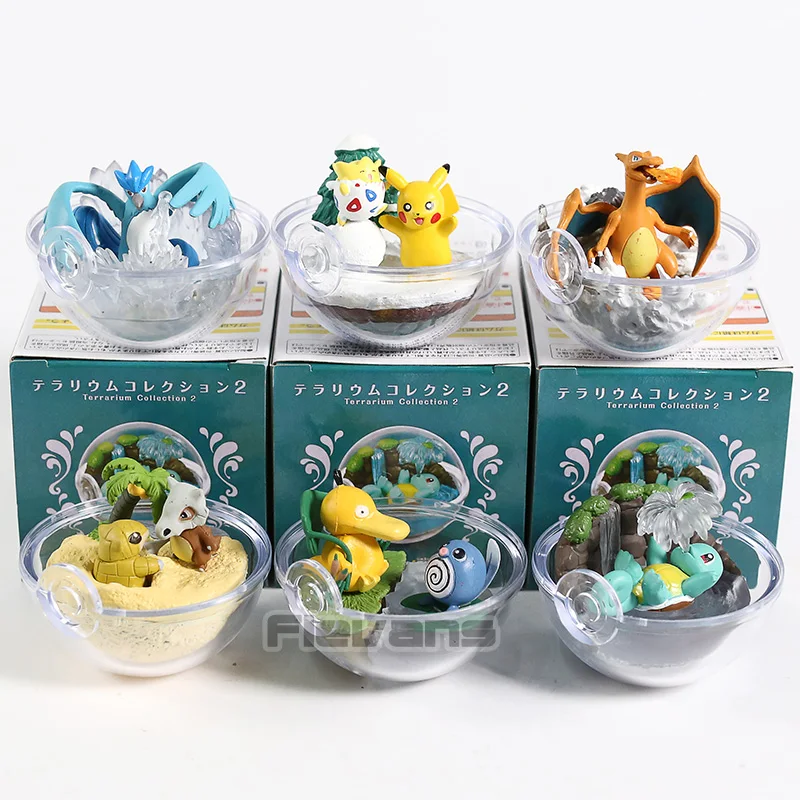Аниме монстр Пикачу Pidgeotto Ponyta Suicune Ampharos Espeon Chikorita мини ПВХ фигурка коллекционные игрушки 6 шт./компл
