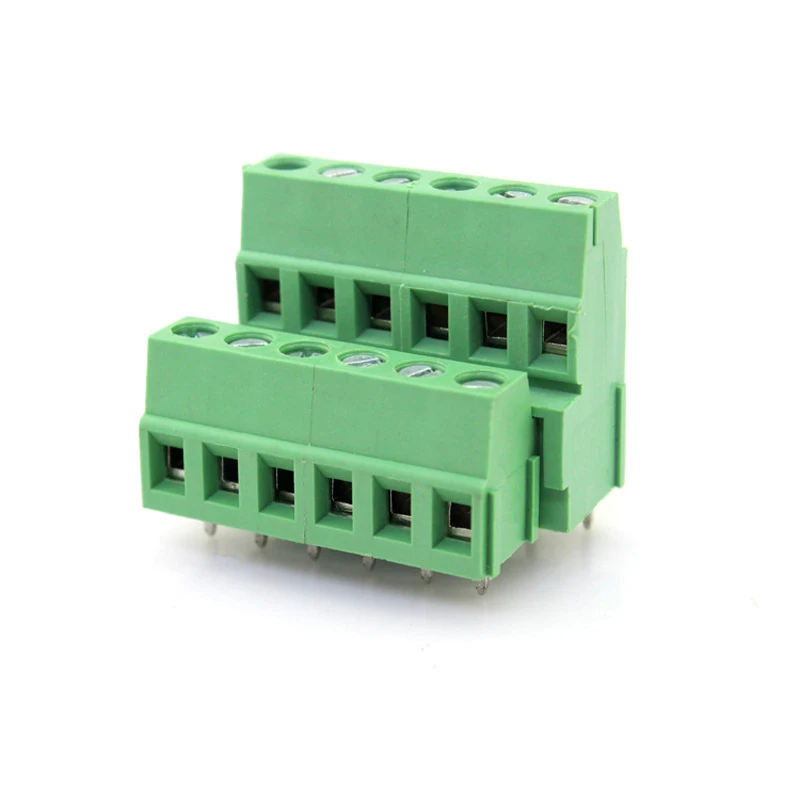 2-контактный 3-контактный 5 08 мм/0 2 дюйма двухрядный коннектор PCB для винтовой
