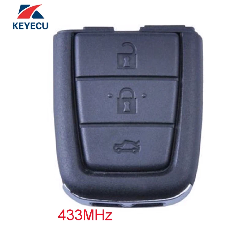 KEYECU Замена дистанционного брелока 3 + 1 Кнопка 433 МГц для Holden VE SS SSV SV6 Commodore 2006