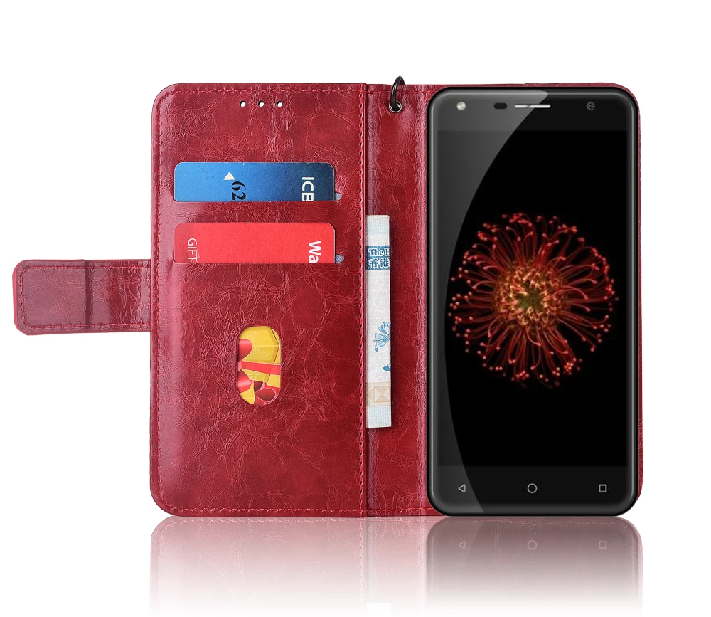 Кожаный чехол книжка для DEXP Ixion MS650 Fundas с цветочным принтом 100% специальный кошелек