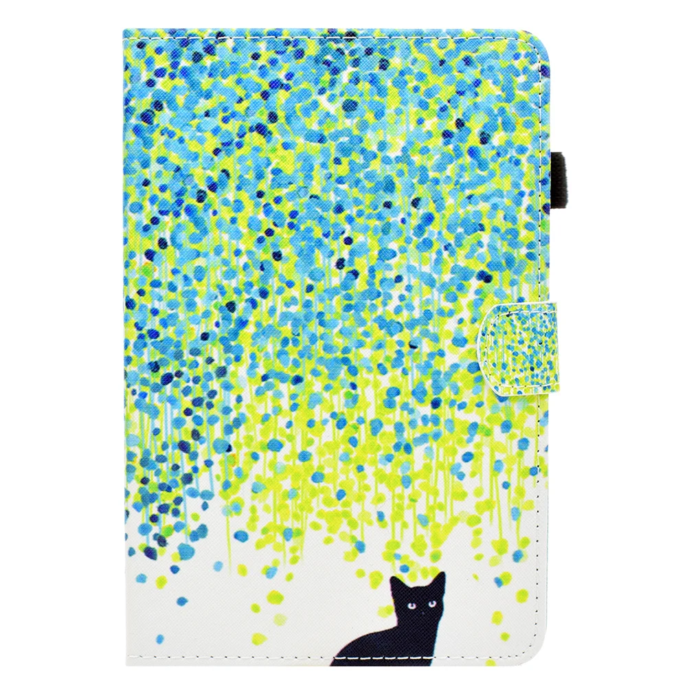 Модный чехол книжка с рисунком бабочки Фламинго кота для Apple iPad mini 4 1/2/3