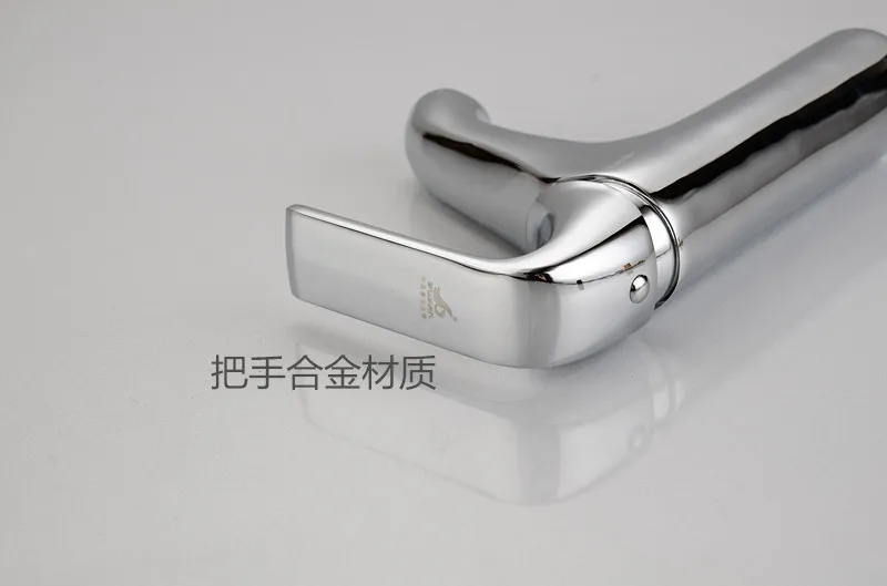 Free shipping Single lever bathroom basin faucet with polished chrome sink by solid brass mixer tap | Обустройство дома