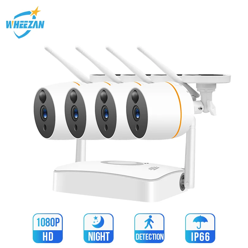 Wheezan WiFi CCTV камера, комплект системы безопасности, уличная Водонепроницаемая камера, домашний комплект видеонаблюдения, беспроводная двухсторонняя аудио ip-камера