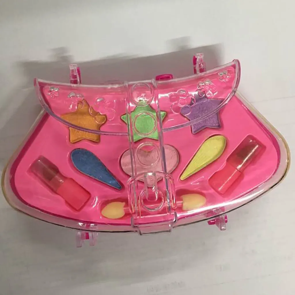 Принцесса Девочка ролевая игрушка Делюкс Макияж Палитра Набор нетоксичный для