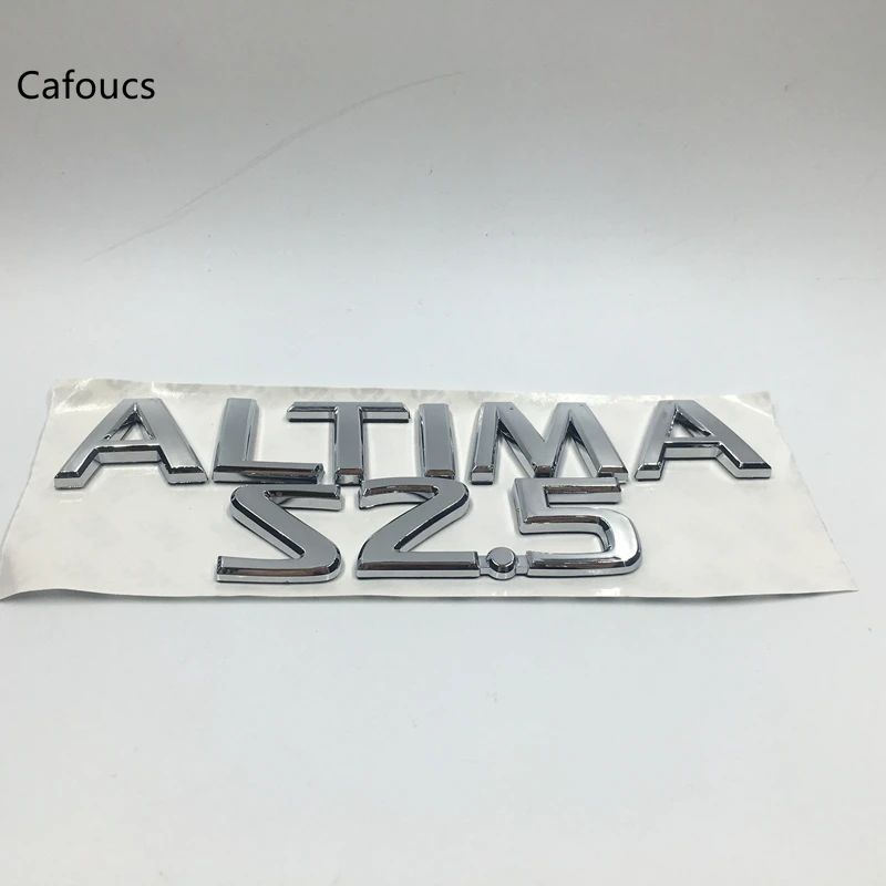 Cafoucs для Nissan Altima 2 5 S 2.5S сзади хромированная эмблема бейдж логотипом знак |