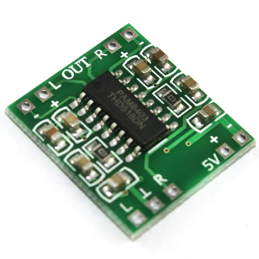PAM8403 module Super digital amplifier board 2 * 3W Class D efficient 2.5 to 5V USB power supply DIY Kit | Обустройство дома