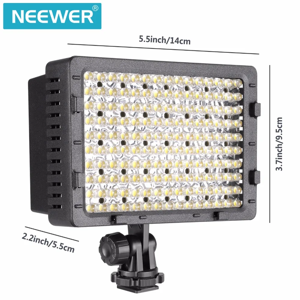 NEEWER 160 LED CN с регулируемой яркостью ультра высокой мощности панель цифровая