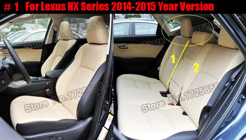 AutoDecorun ПЕРФОРИРОВАННОЕ сиденье из натуральной кожи чехлы для LEXUS NX200 NX300 NX300h NX200t аксессуары для автомобильных сидений защитный набор