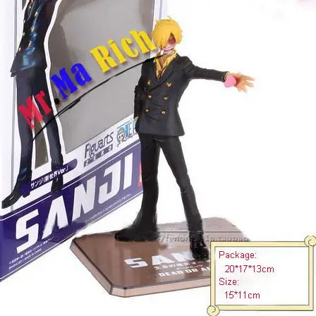 Экшн-фигурка Il Sanji из японского аниме одна фигурка ПВХ Giocattolo Del Modello Della Bambola 1 шт.