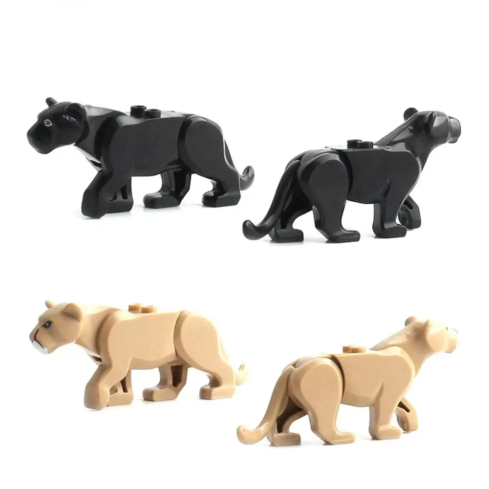 

12pcs Crocodile Tiger Cow Can Build Model Children's Animal Building Blocks Assembling Educational Toys Building Blocks Toy Gift