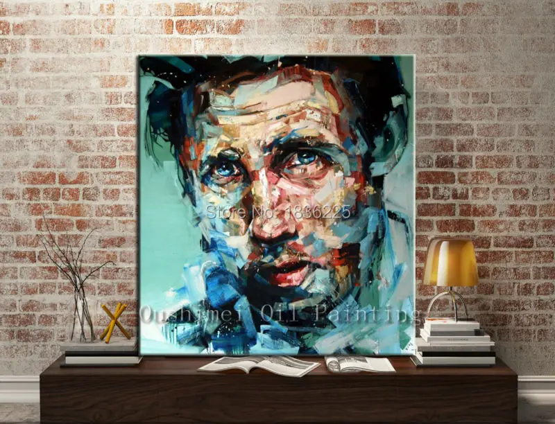 Холст масляная живопись модель современных фигурок украшение абстрактная