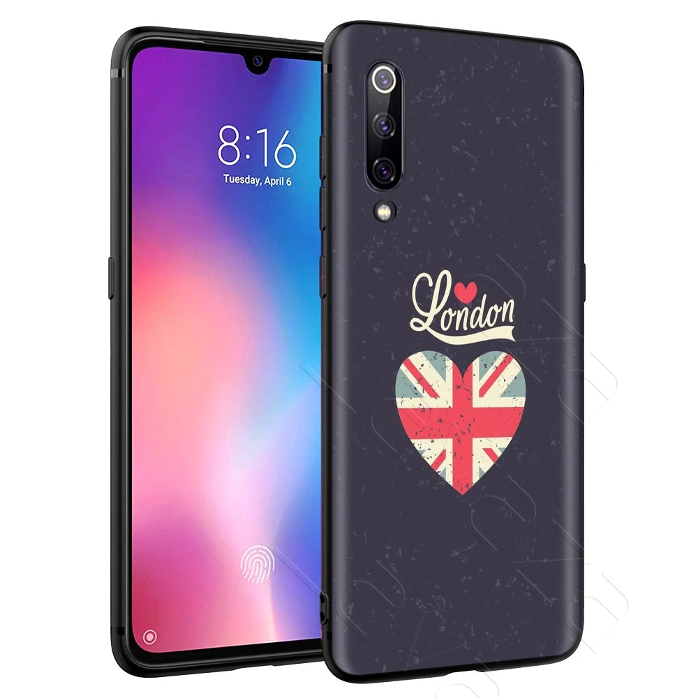 Чехол с английским и флагом Великобритании для Xiaomi Redmi Note 8 9 S K30 Pro MI MAX 3 6 SE A1 A2 A3 10 Lite