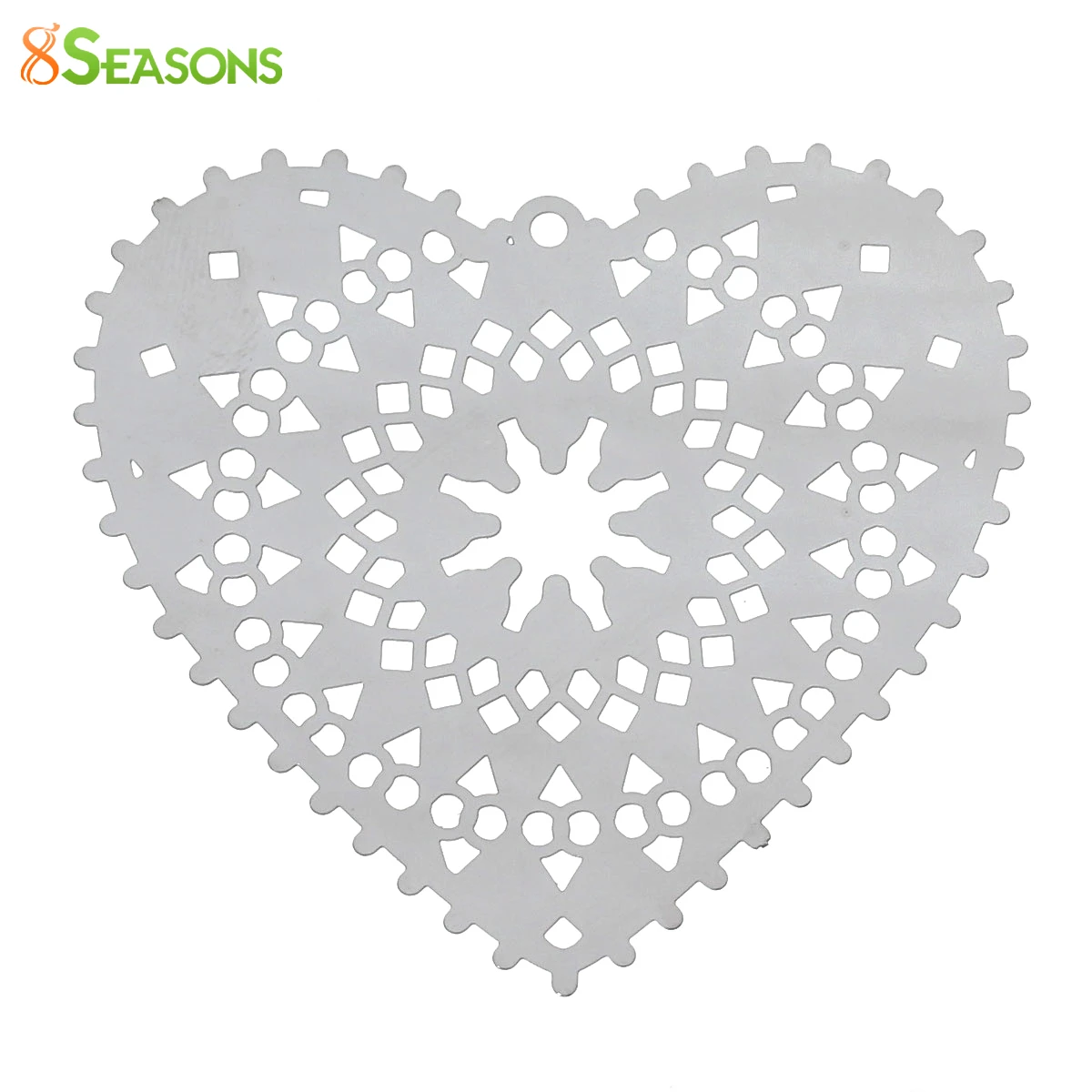 8 сезонов 304 Филигранное тиснение из нержавеющей стали подвески в виде сердца