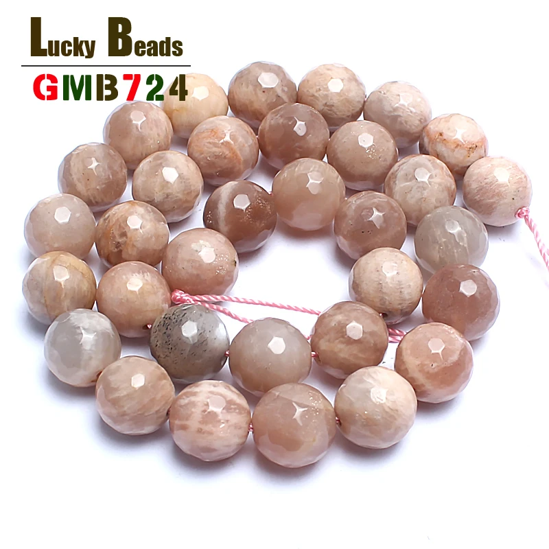 

natural stone beads faceted sun stone round beads for jewelry making 15inches 6/8/10/12mm beads for making diy bracelet (F00743)