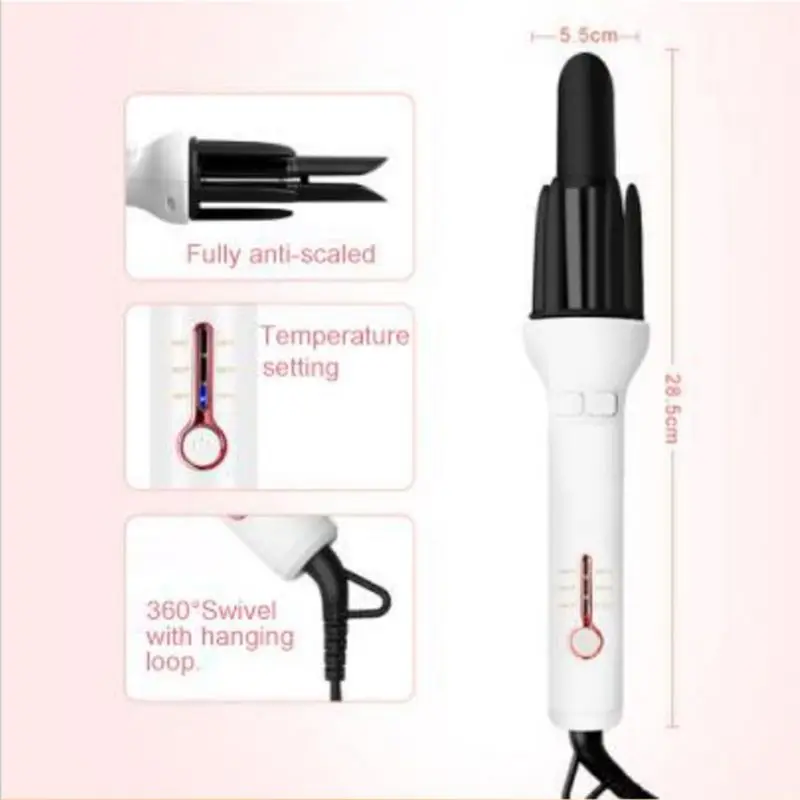 

Professional Automatic Ceramic Barrel Hair Wave Waver Curling Curler Wand Women Electricl Hair Styling Tools EU/US Plug