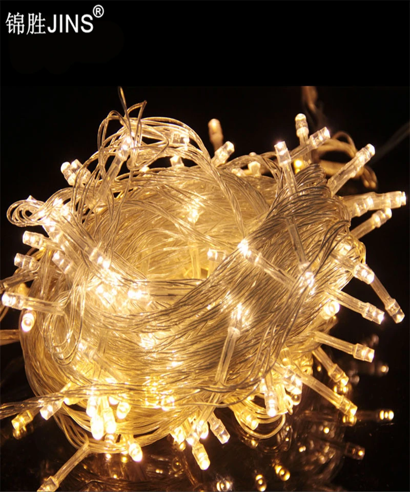 Гирлянда светодиодная декоративная 10 м 100 шт.|light 10m|10m christmaslights led christmas |