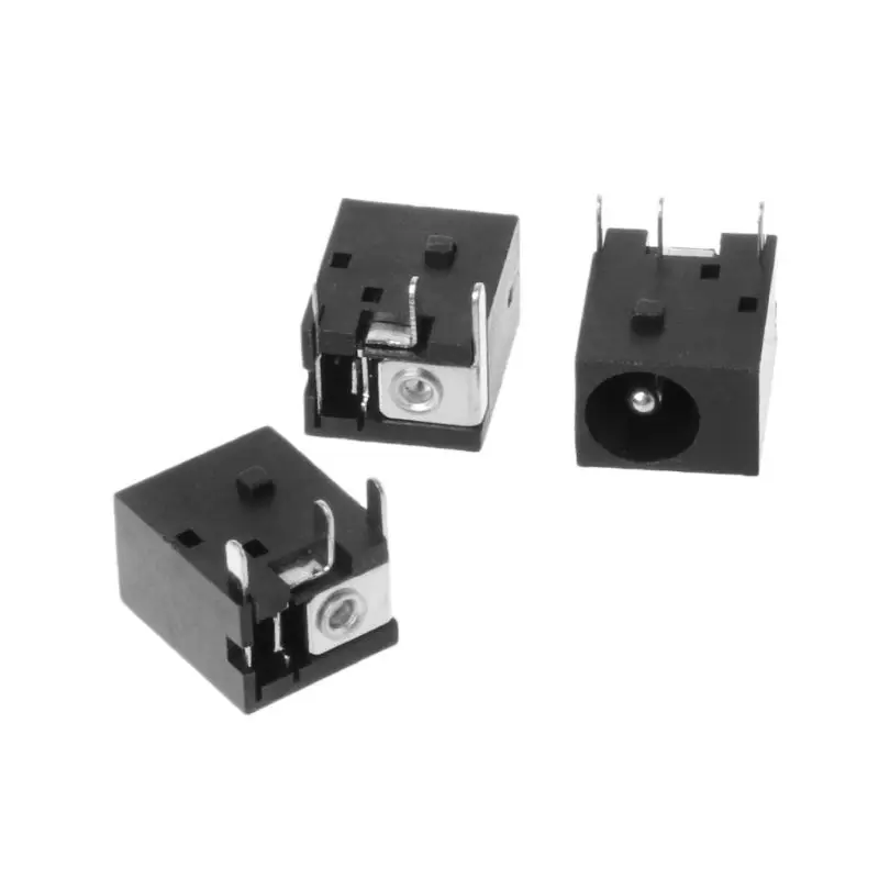 10pcs DC-044 5.5x2.1mm DC Power Jack Socket Connector 3-Pin Panel Mount Plug | Обустройство дома