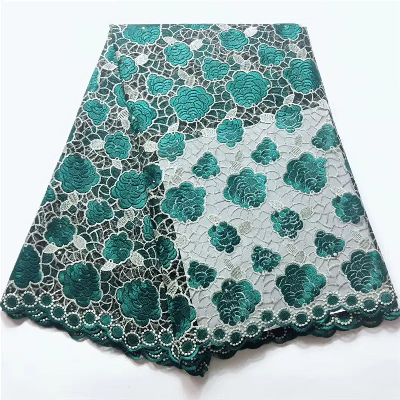 African lace fabric embroidery nigerian High quality swiss voile TL1057 | Дом и сад