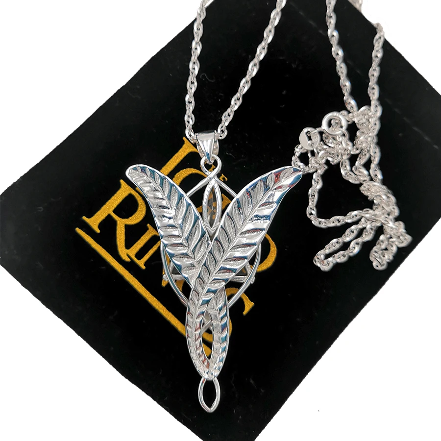 LOTR Arwen Evenstar S925 серебряная подвеска ожерелье Elf Nekclace серебряные ювелирные изделия