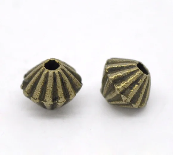 

DoreenBeads 200 бронзовые биконовые разделители 5x4 мм (B14482)