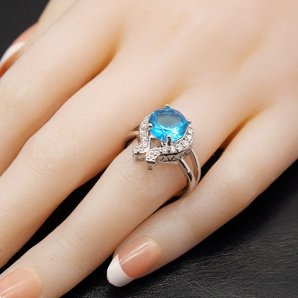 Кольцо женское из серебра 925 пробы с натуральным камнем|ring size|band ringpromise ring |