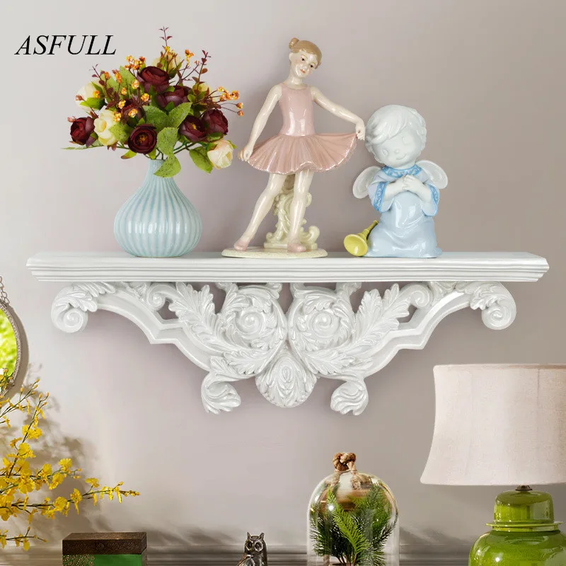 ASFULL креативные настенные полки в европейском стиле из смолы трехмерные для