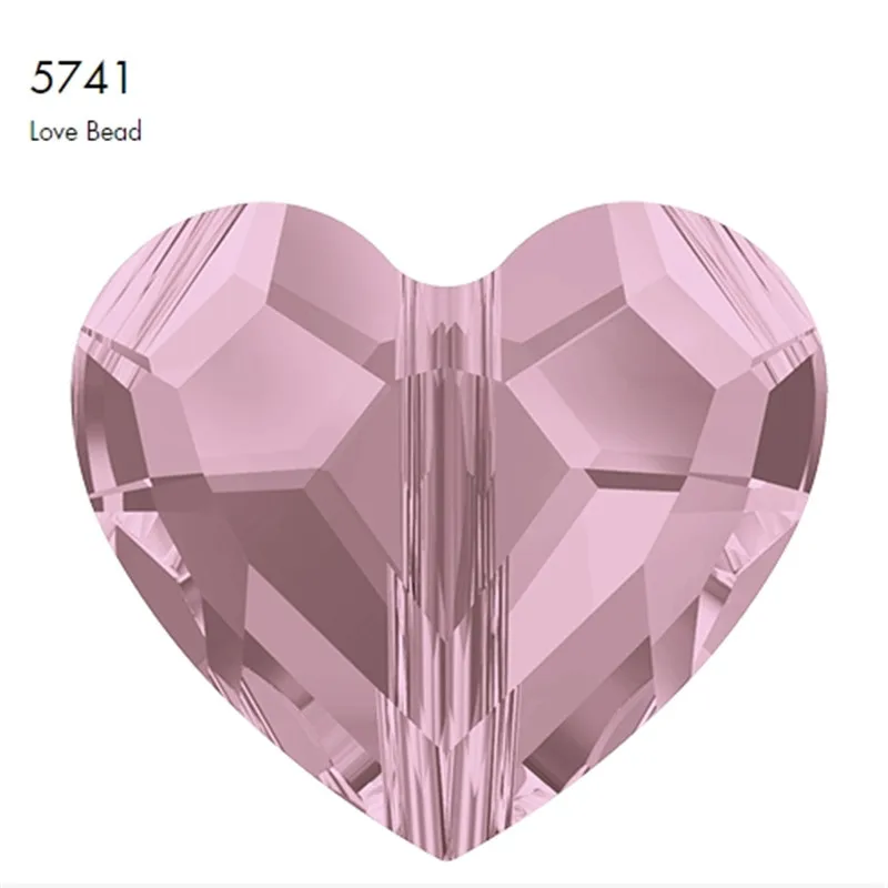 MS Betti Кристалл от Swarovski 5741 love бусина вертикальное отверстие из Австрия Свободные Стразы DIY Изготовление ювелирных изделий