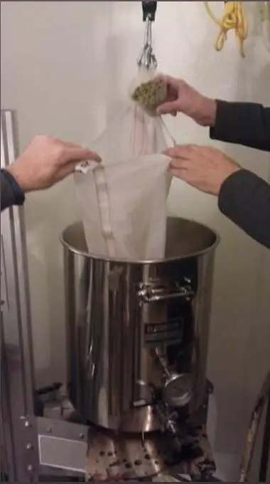 Большая зернистая сумка/подкладка для кастрюли BIAB BREW в пакете (с нейлоновой