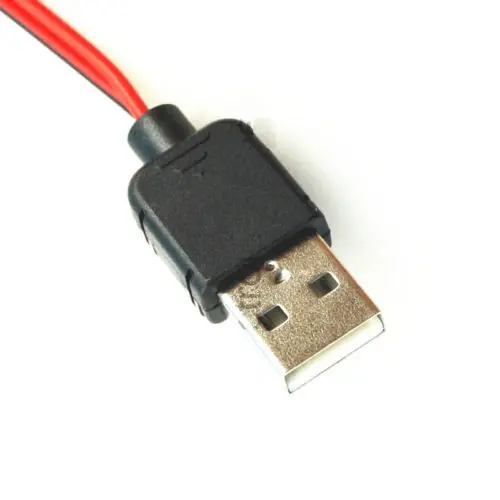 1 шт. зажимы для тестирования аллигатора зажим USB Мужской разъем кабель адаптера