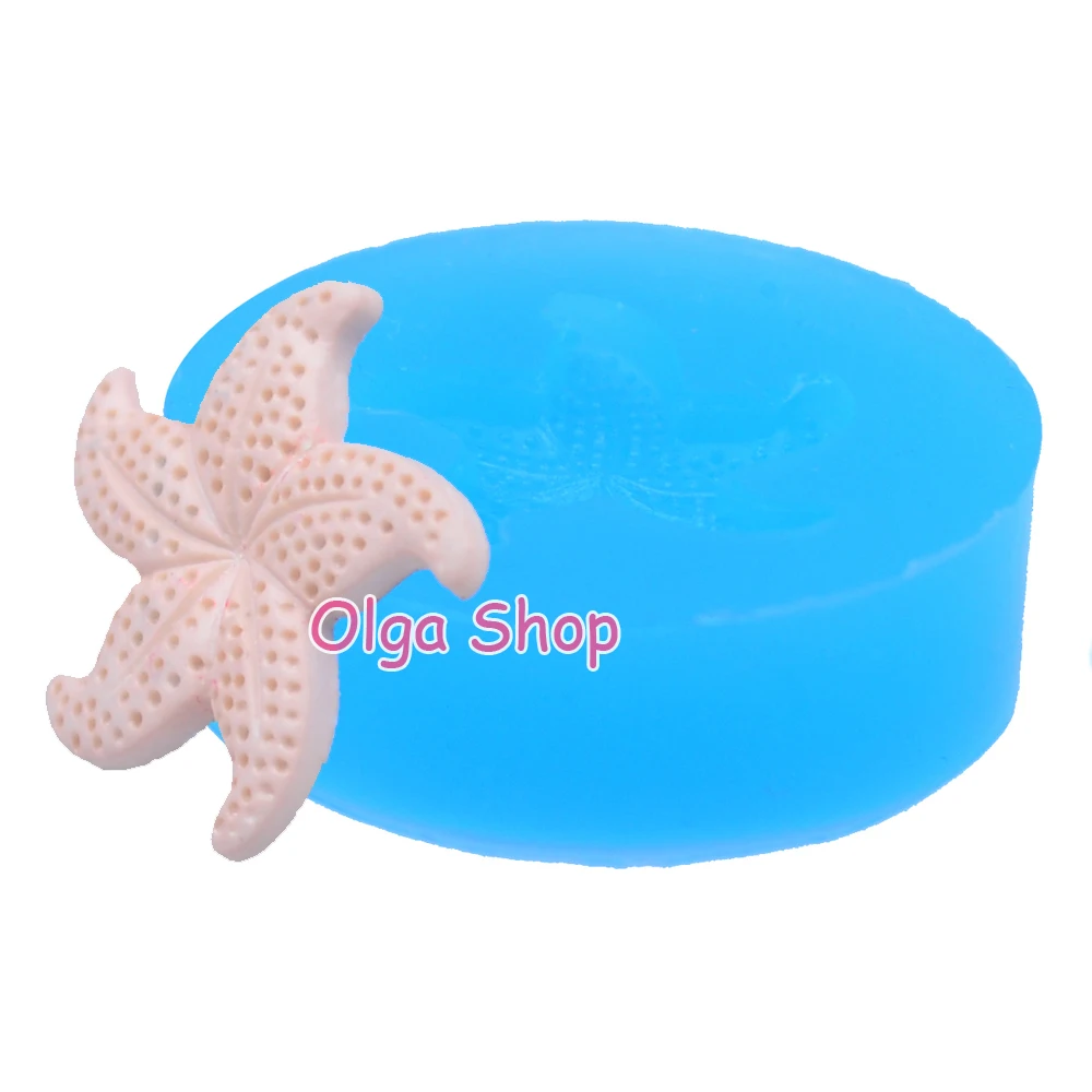 DYL199 форма в виде морской звезды для украшения пирожных и кексов помадка 20