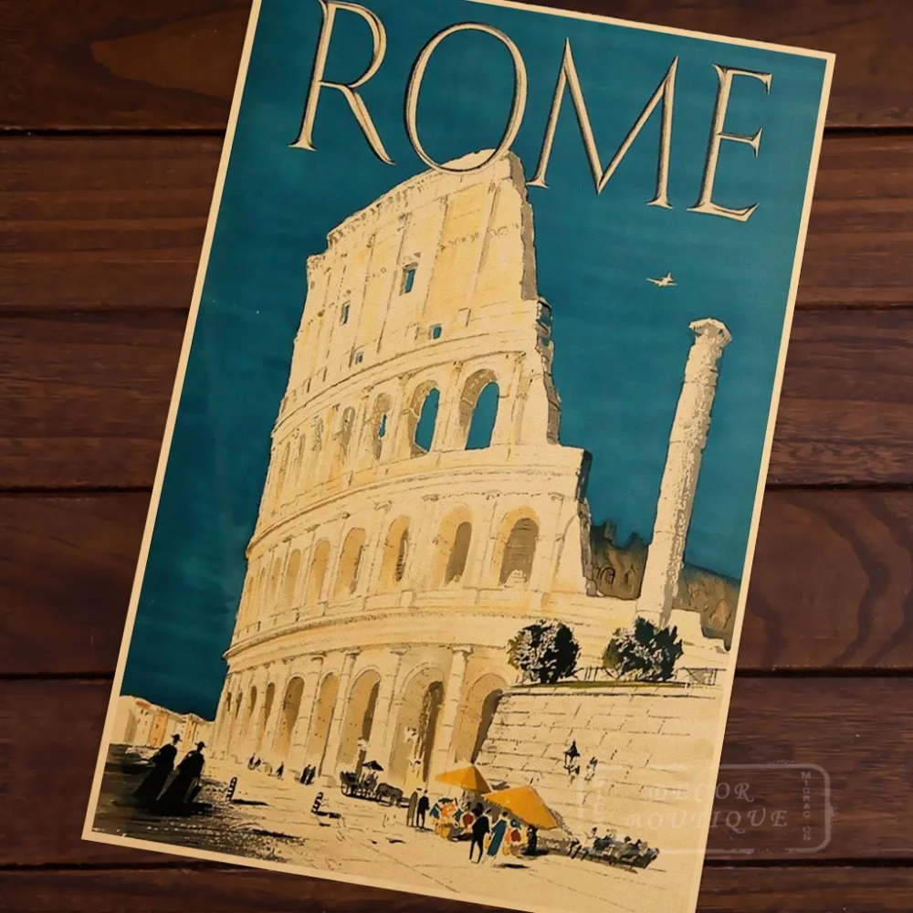 Постер наклейки на стену сделай сам в стиле Ретро|wall sticker|decorative posterposters posters |