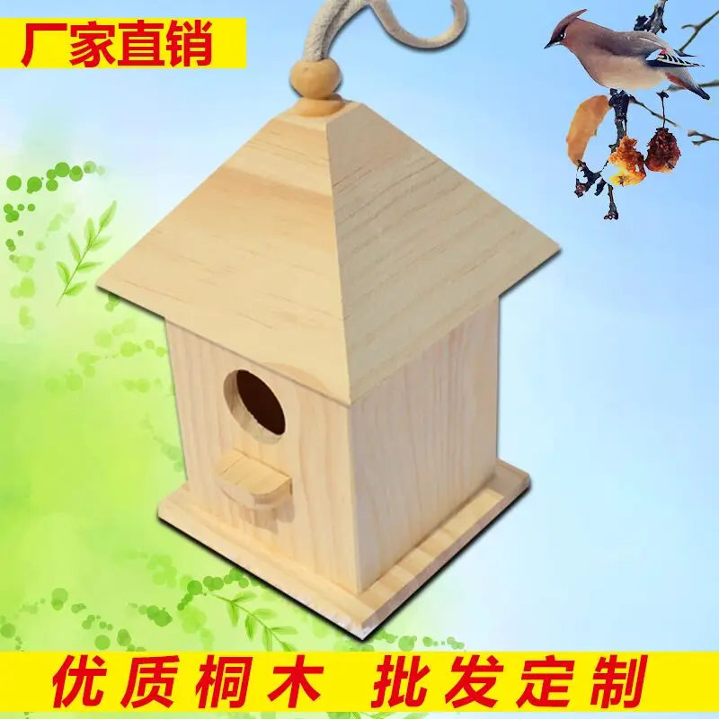 Уличное деревянное гнездо для птичьего домика разветвитель фотобокс деревянный