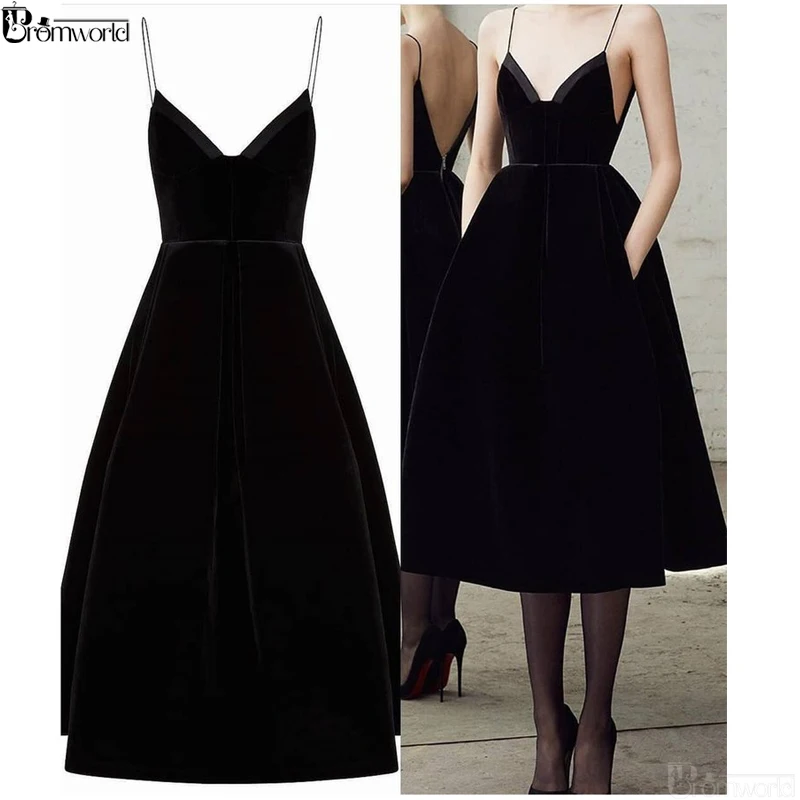 Простые черные короткие платья для встречи выпускников 2021 пикантное платье на