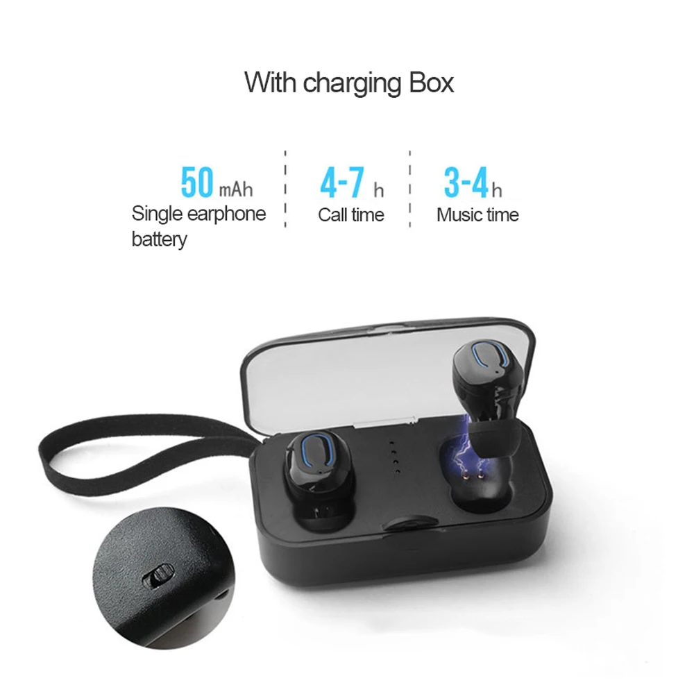 T18s TWS 5 0 беспроводные Bluetooth наушники спортивные Беспроводная гарнитура