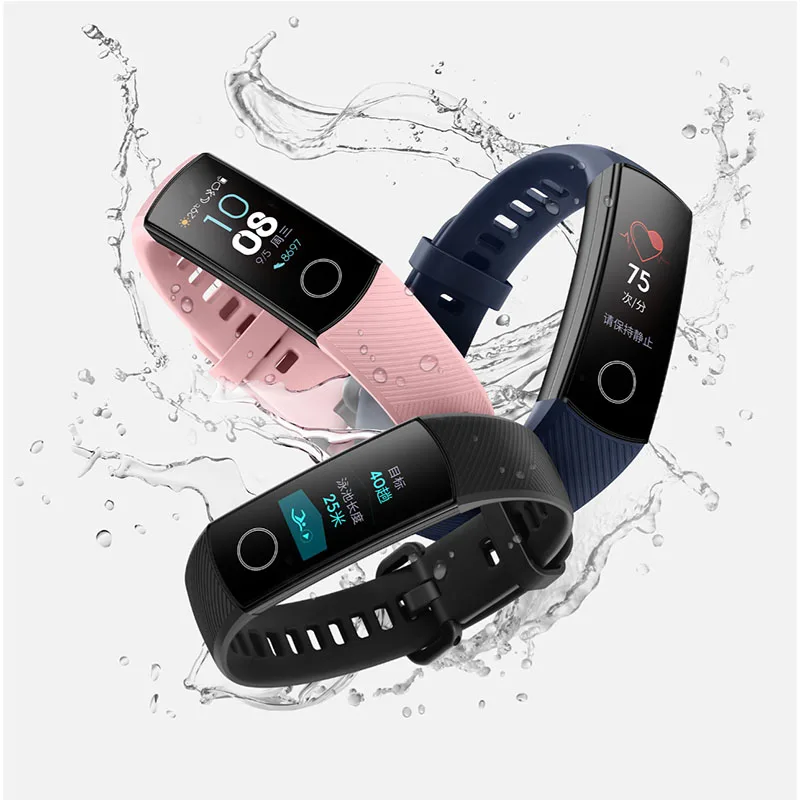 Оригинальный Смарт браслет Honor Band 4 сенсорный экран 0 95 дюйма фитнес трекер