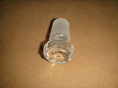 Стопор из полигонального стекла стеклянная вилка Заземление 24/29 лабораторная