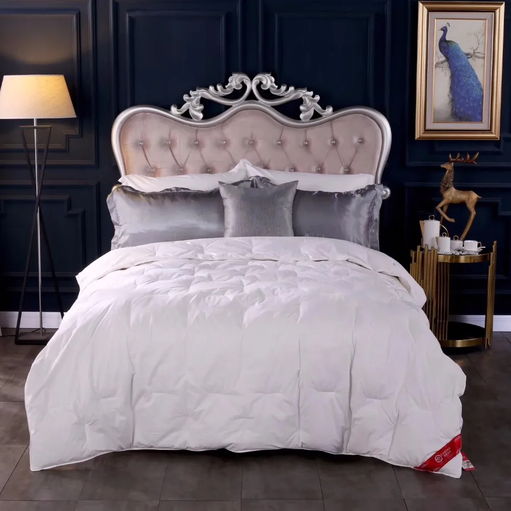 Высококачественное одеяло из 95% белого утиного пуха/гусиного пуха зимнее