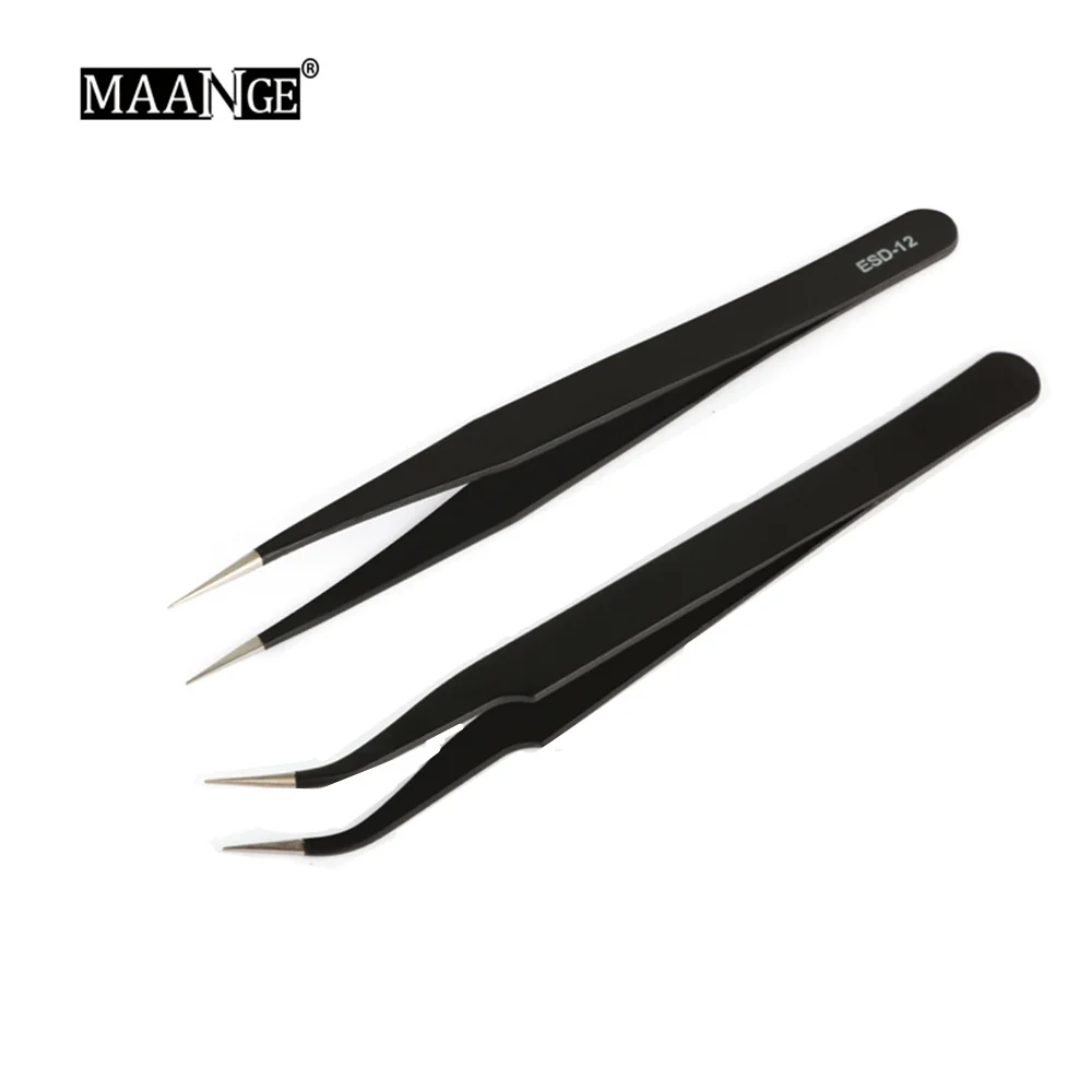 MAANGE 2 шт. акриловый гель для ногтей набор инструментов стразы драгоценные камни